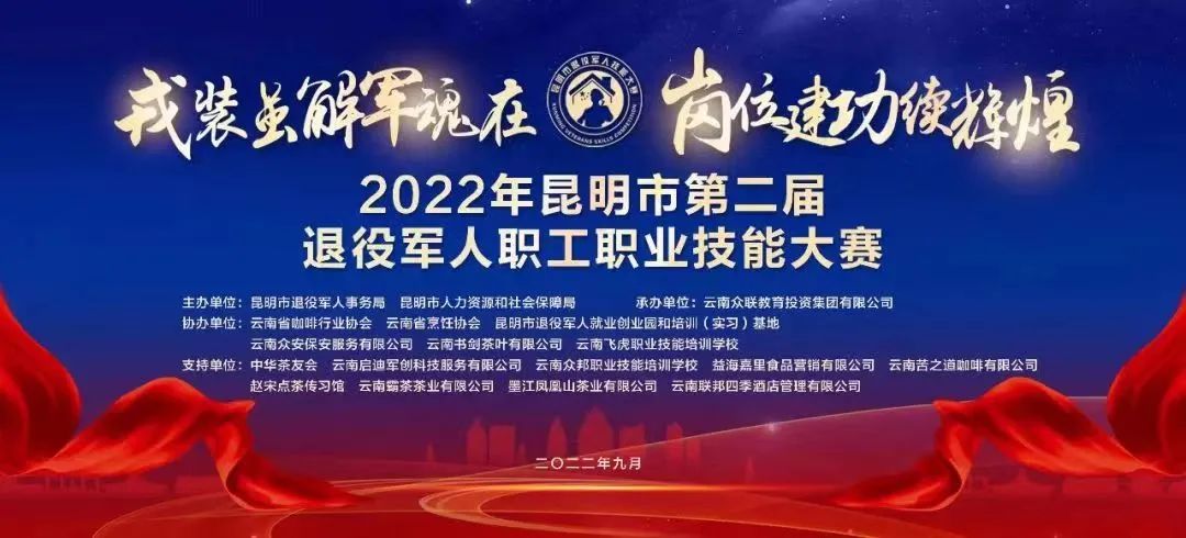 賽事回顧 | 2022年昆明市第二屆退役軍人職工職業技能大賽